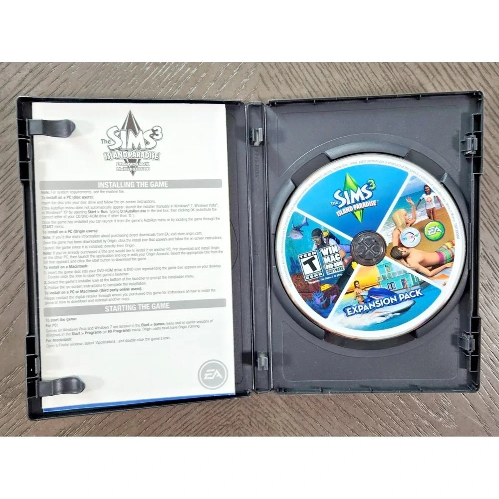 The Sims 3 Island Paradise PC Game Disc Expansion Pack